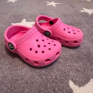 Pink Toddler Crocs
